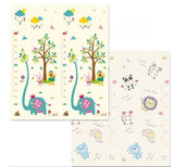 Tapis de Jeu Bébé Pliable XPE 1cm – Motifs Animaux et Ville 2