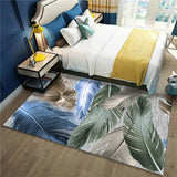 Tapis Rectangulaire Velours de Cristal Motif Géométrique – Salon & Chambre 6