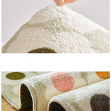 Tapis Demi-Rond Nuage Visage Kawaii – Salle de Bain & Chambre 4