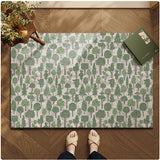 Tapis d'Entrée PVC Floral Antidérapant – Entrée & Salon 13