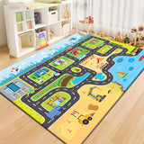 Tapis de Jeu Enfant Circuit de Ville Coloré – Rue et Voitures 11