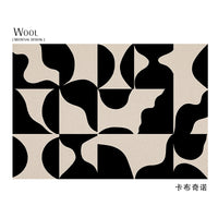 Cappuccino Wool Printing