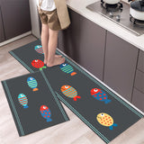 Set 2 Tapis de Cuisine Imprimé Planètes et Espace – Fond Nuit 5