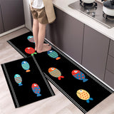 Set 2 Tapis de Cuisine Imprimé Planètes et Espace – Fond Nuit 4