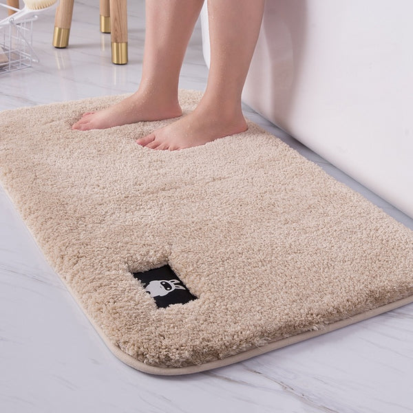 Tapis de Bain Shaggy Moelleux Motif Chat – Salle de Bain & Douche