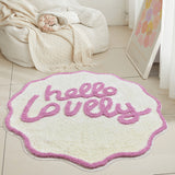 Tapis Rond Touffeté 