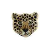 Tapis Rond Tête Animal Sauvage Imitation Cachemire Chambre 3