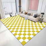 Tapis Rectangulaire Damier Coloré Grand Format 1