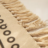 Tapis Rectangulaire Coton Tissé Motif Kilim Franges – Entrée & Salon 4