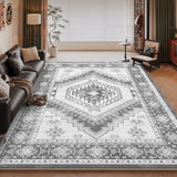 Tapis Persan Bohème Grande Taille Résistant Taches Salon 16