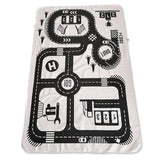 Tapis de Jeu Circuit Ville Noir & Blanc – Chambre Enfant 1