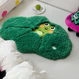 Tapis Forme Grenouille Shaggy Vert – Chambre & Salon 3