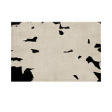 Tapis Rectangulaire Luxe Crème Lignes Géométriques – Salon 5