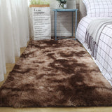 Tapis Rectangulaire Shaggy Tie-Dye Multicolore Ultra Doux – Chambre & Salon 7