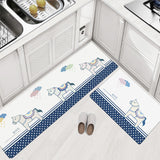 Tapis Runner Cuisine Motifs Botaniques & Colorés – Couloir & Devant Évier 3