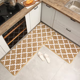 Set 2 Runners Cuisine Nordique – Motif Treillis Beige & Gris | Cuisine Chambre 2