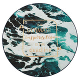 Tapis Rond Abstrait Géométrique – Motifs Océan & Nature Colorés | Salon 7