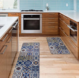 Tapis Cuisine Set 2 Pièces Absorbant Motifs Variés Runner 13