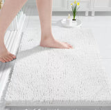 Tapis Chenille Uni Absorbant – Nombreux Coloris Doux | Salle de Bain Entrée 8