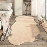 Tapis Forme Irrégulière Nuage Façon Cachemire Beige – Chambre & Salon 8