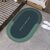 Tapis de Bain Ovale Absorbant Doux – Salle de Bain 24