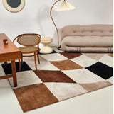 Tapis Damier Luxe Tendance – Vert, Violet, Noir et Plus 7