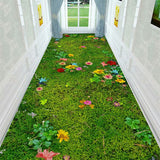 Tapis Runner 3D Imprimé Motif Floral – Couloir & Escalier 4