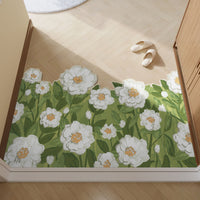 Plain white horizontal plate