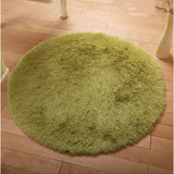 Tapis Rond Shaggy Moelleux Uni – Salon & Chambre 9