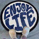 Tapis Rond Streetwear 