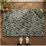 Tapis d'Entrée PVC Floral Antidérapant – Entrée & Salon 4