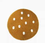 Tapis Forme Aliments Kawaii Fait Main – Burger, Œuf, Cookie & Plus 5