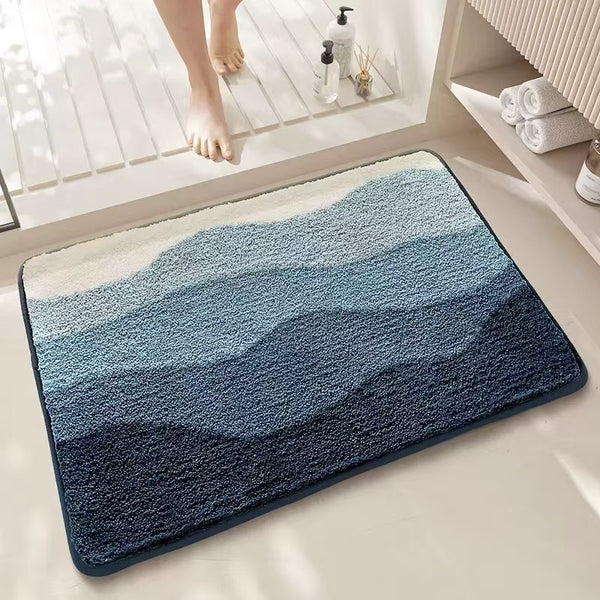 Petit Tapis Imitation Cachemire – Motifs Colorés Arc-en-Ciel & Nature | Entrée