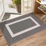 Tapis Rectangulaire Polypropylène Bordure Contrastée – Entrée & Couloir 11