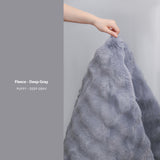 Tapis Rectangulaire Peluche Imitation Lapin Doux – Salon & Chambre 7