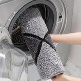 Tapis Rectangulaire Tufté Épais Motif Géométrique Gris – Salle de Bain & Entrée 5