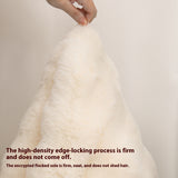 Tapis Rectangulaire Peluche Imitation Lapin Doux – Salon & Chambre 3