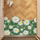 Tapis Découpable Fleurs Rouges & Blanches – Cuisine & Entrée 1