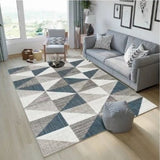 Tapis Géométrique Triangles Multicolores – Salon & Chambre 4