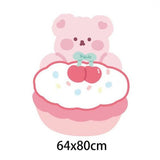 Tapis Kawaii Irrégulier Ours & Sucreries – Chambre Enfant & Ado 8