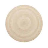 Tapis en Laine Naturelle Artisanal – Beige Naturel et Franges 3