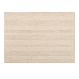 Tapis en Laine Naturelle Artisanal – Beige Naturel et Franges 5