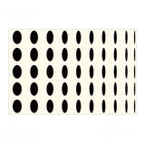 Tapis Rectangulaire Géométrique Minimaliste Noir et Blanc – Résistant 7