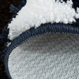 Tapis Ovale Rétro Américain Inscription 