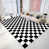 Tapis Rectangulaire Damier Coloré Grand Format 3