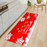Tapis Runner Noël Fêtes Coloré Cuisine Entrée Lavable 19