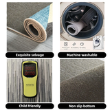 Tapis Rectangulaire Uni Gris Anthracite Grande Taille – Salon & Salle à Manger 4