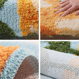 Tapis Entrée Arche Fleurie – Motif Tulipes Colorées 3D | Entrée Chambre 2