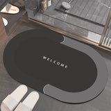 Tapis de Bain Ovale Absorbant Doux – Salle de Bain 19