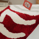 Tapis Ovale Rétro Américain Inscription 